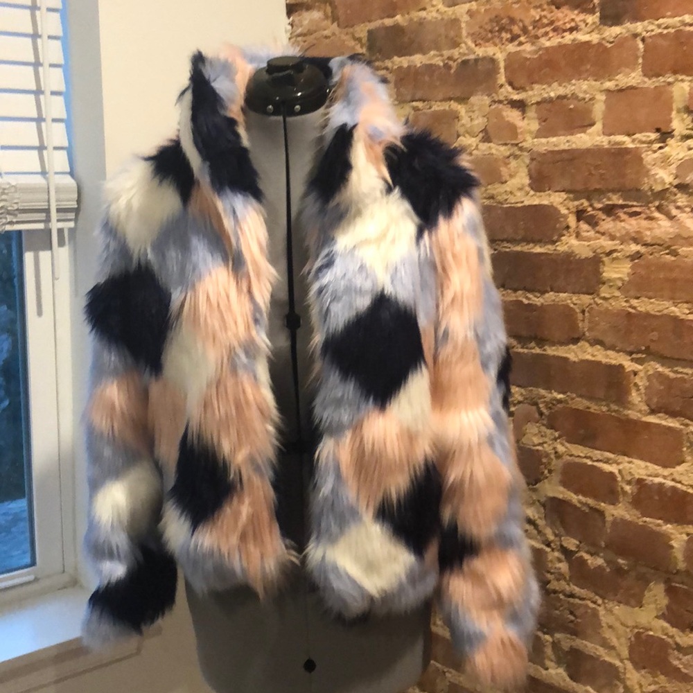 Faux Fur Jacket S